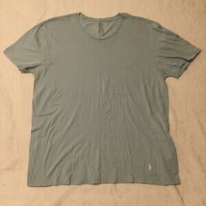 Polo Ralph Lauren Mens Classic Fit T Shirt Light Blue Size 2XL